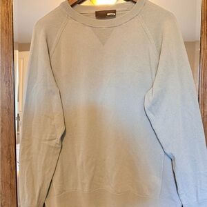 American Giant Men's Light Blue Crewneck Sweater